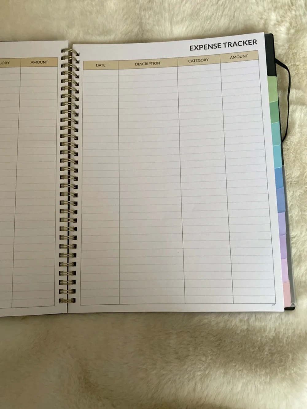 Budget Planner - Black